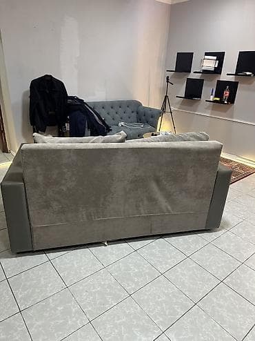 Прямые диваны: Прямой диван, Б/у — 4