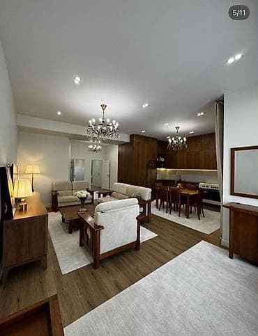 discovery studio: 3 комнаты, 104 м², Асанбай мкр Элитка, 4 этаж, Дизайнерский ремонт — 8