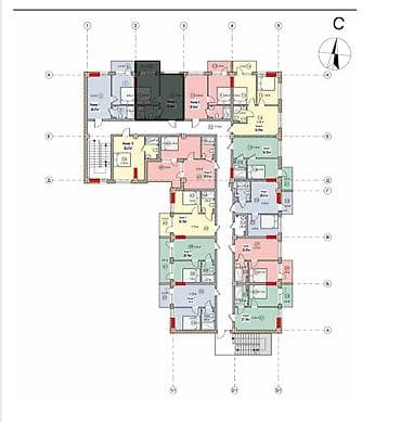 чекиш ата мтф: 1 комната, 28 м², 2 этаж — 3