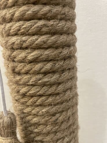 Собаки: Когтеточка для кошек с игрушкой, 31/31 см синяя платформа, высота 50 — 2