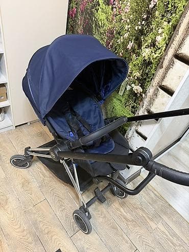 second hend: Коляска, Cybex, цвет - Голубой, Б/у — 1