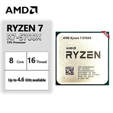 Комплектующие для ПК: Процессор для ПК, Б/у, AMD Ryzen 7, 8 ядер — 1