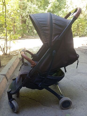 прогулочная коляска складная: Коляска, цвет - Коричневый — 4