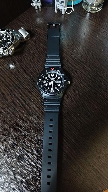 mi bend 6: CASIO MRW-200H-1BVDF — кварцевые наручные часы с классическим — 3