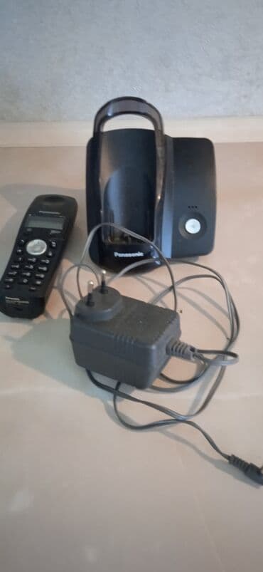 телефонные аппараты с беспроводной трубкой цифровая dect черно белые: Радио телефон Panasonic, б/у, в очень хорошем и рабочем состоянии — 5
