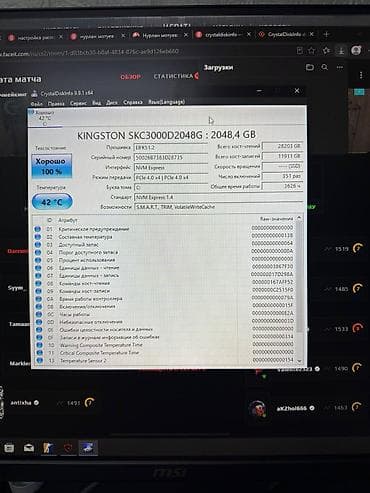 мистер бист: Накопитель для ПК, Б/у, Kingston, SSD, 2 ТБ, 3.5", Для ПК — 3