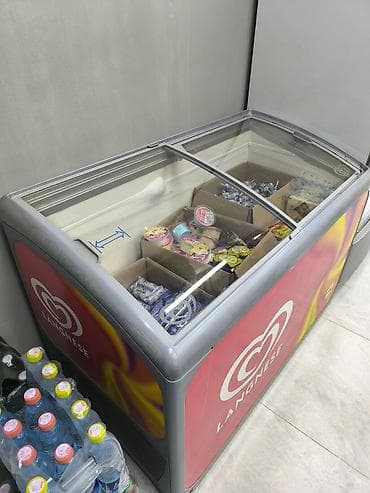 ремонт будки: Витринный морозильник LANGNESE б/у — 1