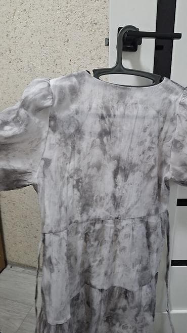 женские платя: Повседневное платье, Лето, Длинная модель, Шифон, Стандарт — 6