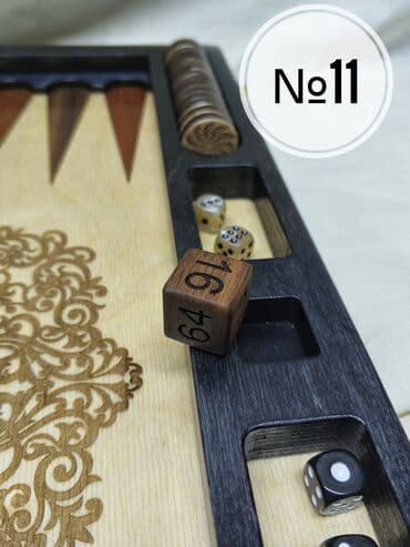 купить набор для покера: №11 50х55см Вставки из красного дерева и американского ореха, куб — 9