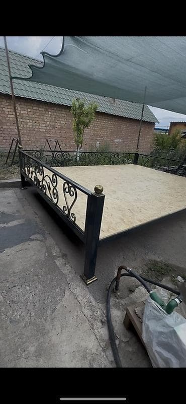 кованые скамейки: Тапчан 25 x 25 x 5 м, Металл — 5