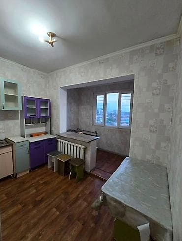 Батирлер: 1 бөлмө, 35 м², Көк-Жар мкр 105-серия, 9 кабат, Евро оңдоо — 3