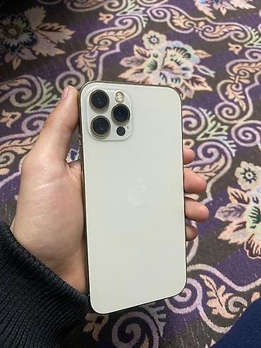 ZTE: IPhone 12 Pro, Б/у, 128 ГБ, Золотой, 74 % — 1