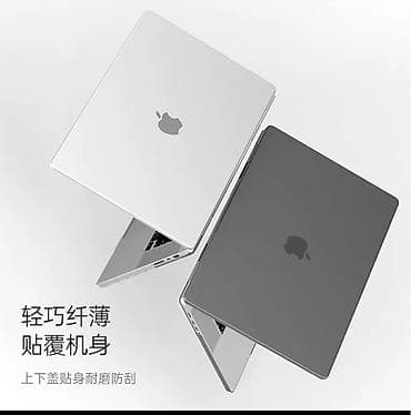 Защитный кейс для MacBook Air m3/m4(черный) + защитная пленка (1шт) +