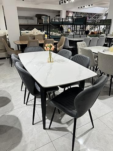 chair table: Кухонный стол и стул, цвет - Серый — 8