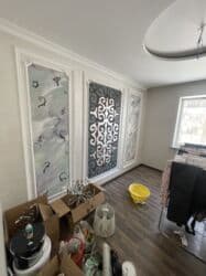 частный дом: Штукатурка стен, Штукатурка потолков, Шпаклевка стен | Венецианская, Акриловая вода эмульсия, Арт бетон Больше 6 лет опыта — 17