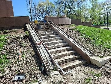 ремонт ступеней крыльца цена: Благоустройство и реставрация памятников, постаментов и ступеней из — 6