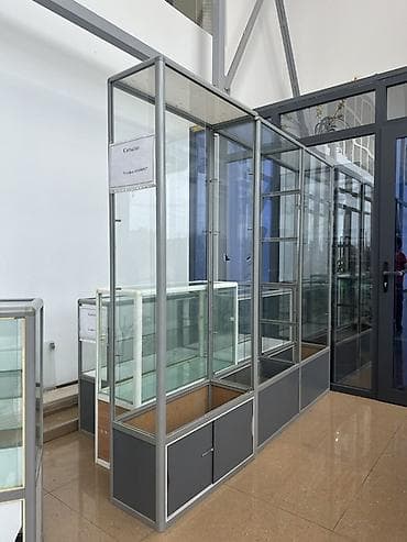 Витрина Для ювелирных изделий и бижутерии, С ящиками, 200 см * 140 см * 45 см, Б/у