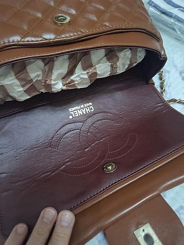 замшевые женские сумки: Классическая сумка, Burberry, Италия, Материал: Натуральная кожа, Застежка на молнии, Женские, Новый — 10