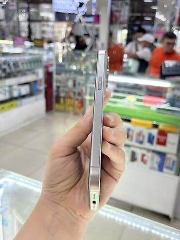 IPhone 15 Pro Max, 256 ГБ, цвет светлый (Titanium). На экране — 5
