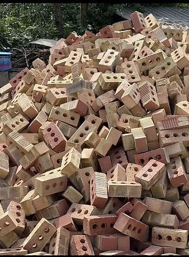 Тешиктүү, Бышкан кирпич, Жарым блок, 250×120×85