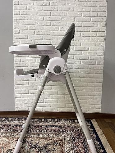 foldable table: Стульчик для кормления, Другой бренд, Пластик, Другой вид, цвет - Серый — 1