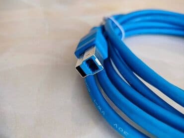 буфер обмен: USB 3.0 AM/BM кабель 2метра НОВЫЙ Скорость передачи данных 5Гбит/с ! — 3