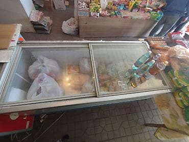 холодильный стол: Морозильный c раздвижными стеклянными крышками. Особенности: - — 3