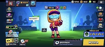 Аккаунт Brawl Stars - Трофеи: 43 030 - Путь к славе: показан значок