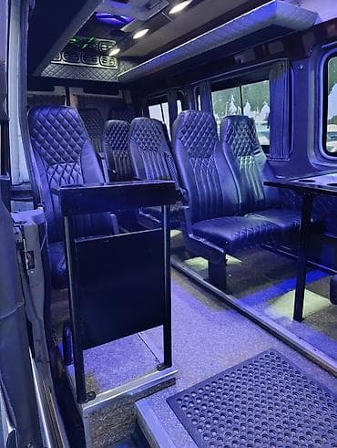 климат: Пассажирские микроавтобусы Mercedes Sprinter (длинная база, высокий — 6