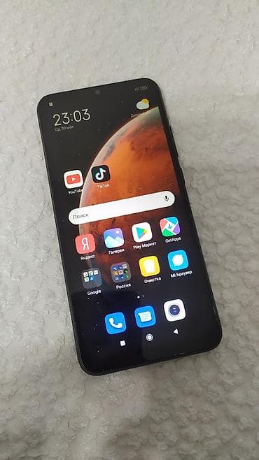 Redmi, Redmi 9A, Б/у, 32 ГБ, цвет - Черный, 2 SIM