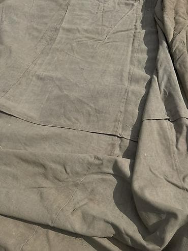 Брезент (плотная парусиновая ткань) - Материал: грубый плотный