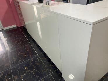 кассовое оборудование для магазина: Продаю ресепшен, такой же как на фото только прямой без угла. Длина — 2