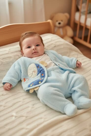 Комплект, цвет - Голубой, Б/у at lalafo.kg Комплект, цвет - Голубой, Б/у