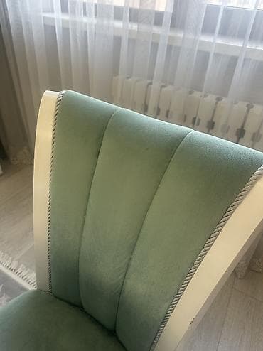 стол стулья пластиковые: Гарнитур для зала, Стол, МДФ, цвет - Белый — 5