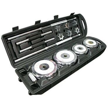 набор гантель в чемодане flexter: Штанга в наборе 50кг Характеристики: Марка: York Вес: 50 — 1