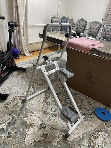 Спорт и отдых: Домашний мини-степпер с поручнем и компьютером - Тип: вертикальный — 1