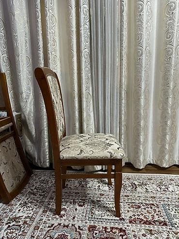 Стулья, табуретки: Стул для кухни, Б/у, Дерево, цвет - Бежевый — 3