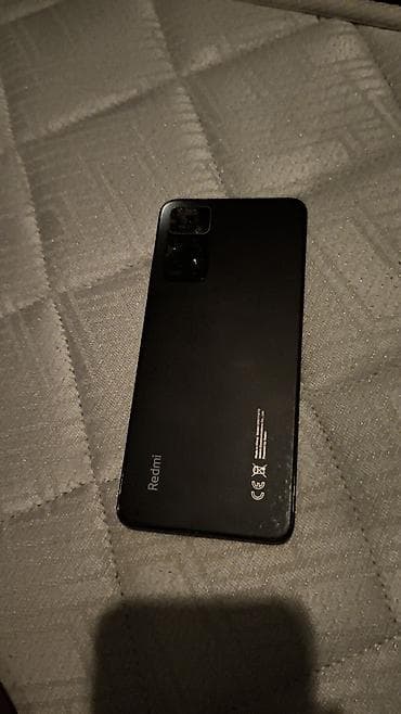 techno camon: Redmi, Redmi Note 11, Б/у, 128 ГБ, цвет - Черный — 1