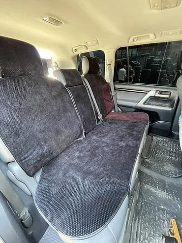 чехол овчина: Чехлы Велюровые, цвет - Черный, Toyota, Новый — 5