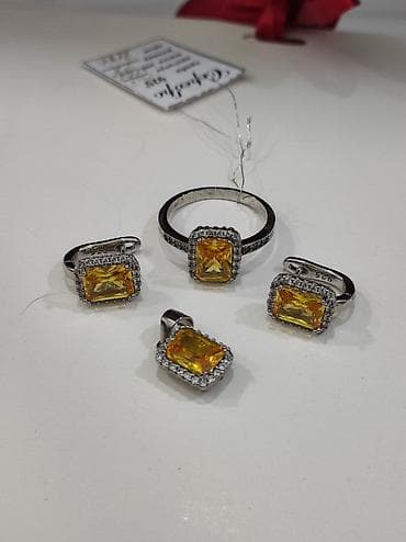 Серебряный Набор 925 пробы Качество отличное Размеры имеются Цена