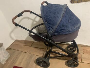 коляска prego: Коляска, цвет - Черный, Б/у — 4