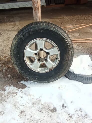 диски шыны: Дөңгөлөктөр монтажда 275 / 70 / R 16, Кыш, Жаңы, 1 даана, Жол тандабастар (АТ/МТ), Куйма, тешиктери - 5 — 1