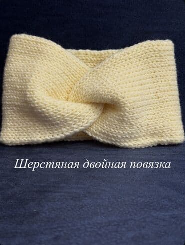 ушки ободок: Цвет - Желтый — 4