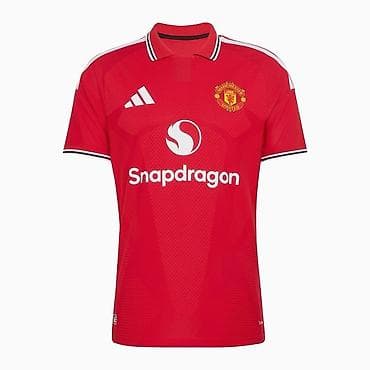 united: Мужская футболка, Adidas, Новый, цвет - Красный, Платная доставка — 1