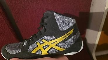 высокие: Мужские кроссовки, 39, Asics, Б/у, цвет - Серый, Самовывоз — 3