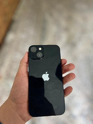 IPhone 13, Новый, 256 ГБ, Midnight, Зарядное устройство, Защитное стекло, Чехол, 73 %