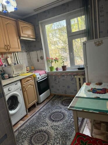 долгосрочная квартиры бишкек: 2 комнаты, 43 м², 104 серия, 3 этаж, Евроремонт — 9