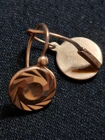 свадебные платья в бишкеке фото и цены: Серьги, Проба 583, Без вставки, Женские, Б/у — 1