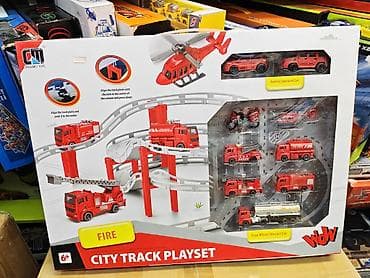 Игровой набор «City Track Playset — Fire» - Тематика: пожарная служба
