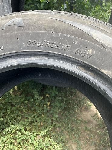 Шиналар жана дисктер: Пара летних шин 225/60 R16 98V. - Размер: 225/60 R16 - Индекс — 2